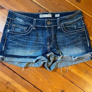 BKE “Culture” cut off Jean shorts